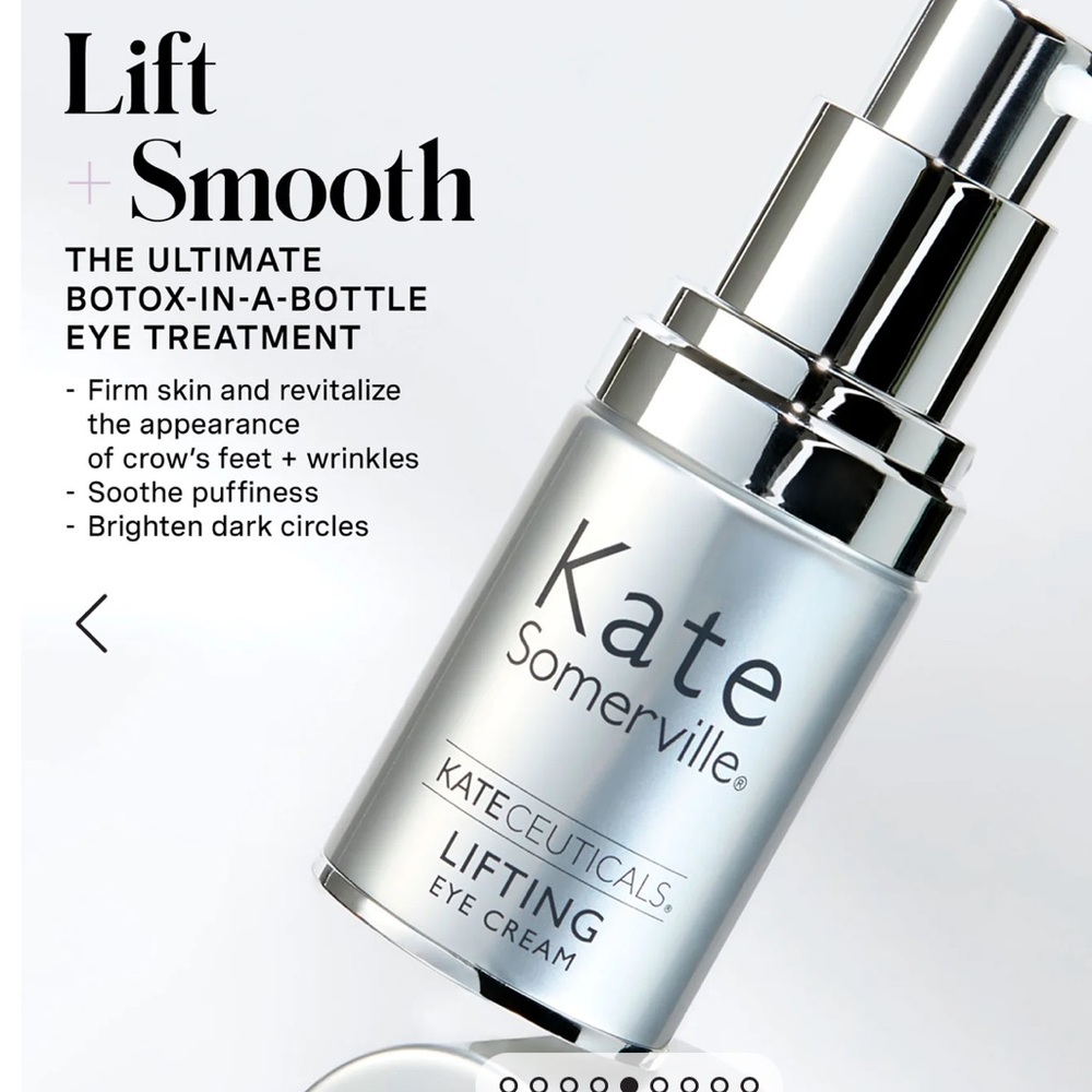 Kate Somerville KateCeuticals Lifting Eye Cream
Botox-in-a-bottle eye treatment - Picture 5 of 10